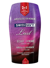 Swiss Navy Lust 2-In-1 Arousal Gels for Women 50ml Delay and Excite Sprays